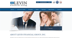 Desktop Screenshot of levinfinancialgroup.com